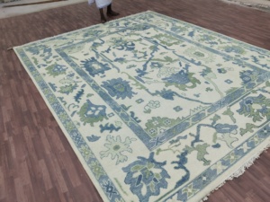 Wholesale Custom Size <b>Modern</b> Oushak Woolen Carpet | Traditional Hand Knotted Oriental Turkish <b>Rug</b> | Eco-Friendly <b>Large</b> Area <b>Rugs</b> - Product Image 6