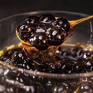 VENTE FLASH : Perles de tapioca noires de qualité supérieure pour Bubble Tea, texture moelleuse, Boba rebondissante, vente en gros, origine Vietnam, directement de l'usine - Product Image 1