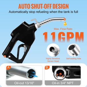 Spegnimento automatico dell'ugello del carburante per ugelli iniettori Diesel per 3/4 \ "NPT 13/16 \" per il riempimento del carburante - Product Image 3