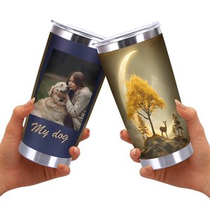 Stainless Steel Tumbler 20oz Double Wall Insulated Travel Mug With Lid For <b>Coffee</b> Tea Outdoor Use - Product Image 2