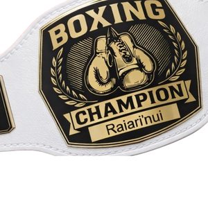 เข็มขัดแชมป์มวยคุณภาพพรีเมียม เข็มขัดแชมป์มวยแบบสั่งทำพิเศษพร้อมชื่อ ไรอา รินุย ดีไซน์คุณภาพสูง - Product Image 5