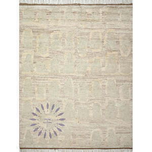 Bauhaus abstrait moderne Kilim noué à la main tapis Pihue créations 36 pour la maison salon chambre porte utilisation extérieure voiture - Product Image 5