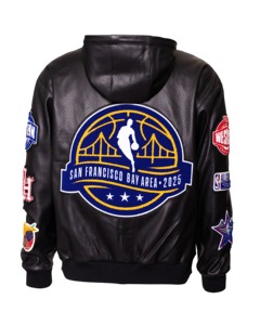 2025 All-Star San Francisco Bay Area Lightweight Vegan Hooded <b>Zip</b>-<b>Up</b> <b>Jacket</b> - Product Image 3