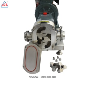 Bomba Lobulada Rotativa Sanitaria de Acero Inoxidable, Bomba de Transferencia de Alta Viscosidad de Grado Alimenticio para Línea de Procesamiento - Product Image 2
