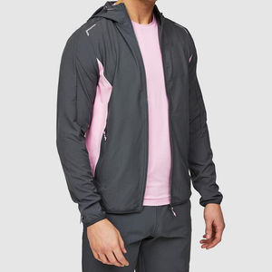 Ropa Deportiva Unisex para Exteriores con Capucha, Detalles Reflectantes, Doble Cremallera, Transpirable, Cómoda, Impermeable y Resistente al Viento - Product Image 2