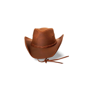 Custom Logo OEM Leather Cowboy <b>Hat</b> Wholesale High Quality Unison <b>Western</b> Outback <b>Hats</b> Manufacturer - Product Image 2