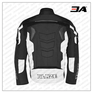 เสื้อแจ็คเก็ตมอเตอร์ไซค์หนังวัวแท้สำหรับผู้ชาย แจ็คเก็ตสำหรับขี่มอเตอร์ไซค์/เสื้อแจ็คเก็ตป้องกันระดับ CE 2 พร้อม Hump - Product Image 2