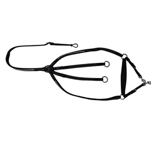 Horse <b>Leather</b> Breastplate Premium Equestrian Tack for Riding <b>Leather</b> Chest <b>Harness</b> with strong Buckles Classic Design for Horse. - Product Image 3
