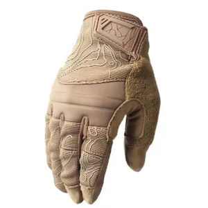 ถุงมือยุทธวิธีนิ้วเต็มน้ำหนักเบา กันน้ำ หน้าจอสัมผัสได้ เหมาะสำหรับกีฬากลางแจ้ง ฝึกซ้อม ขี่มอเตอร์ไซค์ ปั่นจักรยาน ทำจากหนังสังเคราะห์ - Product Image 1