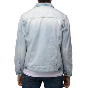 Chaqueta para hombre OEM, diseño personalizado, última novedad, chaqueta vaquera de algodón lavado, ajustada, de manga larga, para hombre, estilo urbano, primavera. - Product Image 2