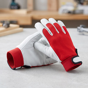 Guantes de Trabajo Industriales de Cuero de Cabra de Alta Calidad, Resistentes al Calor, para Jardinería - Product Image 2