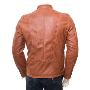 Veste en cuir pour homme, 100% respirante, style streetwear, personnalisable avec étiquette privée, vêtements décontractés, manches longues, imperméable et coupe-vent, vente chaude - Product Image 2