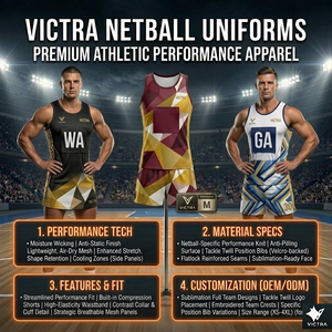 Conjunto de Uniforme de Netball Sublimado Lavado Personalizable, Transpirable, Antibacteriano, que Absorbe la Humedad, Talla Grande, Jersey de Equipo 100% - Product Image 2