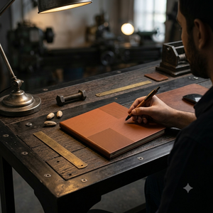 Brown PU Leather Cover <b>A5</b> Multicolor <b>Notebook</b> with Pen for Office Planning Custom Logo Professional Business Gift - Product Image 5
