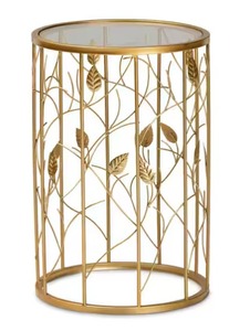 Mesa de Centro Moderna con Estructura Metálica Resistente y Acabado Protector con Recubrimiento en Polvo para Decoración del Hogar - Product Image 3