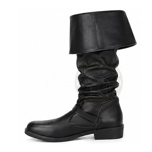 Bottes médiévales en cuir de qualité supérieure, durables, confortables, design d'inspiration traditionnelle, toucher doux, écologiques, légères - Product Image 5