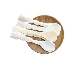 Cuillère de luxe en nacre polie, haute qualité, prix abordable, artisanale, coquillage, caviar, conque - Product Image 1