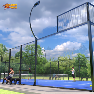 Cancha de Pádel para Interiores y Exteriores Phuoc Thinh de Fábrica OEM, Juego Completo de Tenis de Pádel con Estructura de Acero, Suministro Internacional - Product Image 4