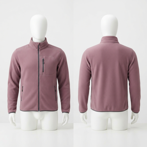 Chaqueta de Trabajo Unisex de Forro Polar Suave de 300 GSM, Sólida con Relieve, OEM ODM de Fábrica, Impermeable, Transpirable, Anti-UV, de Secado Rápido, con Capucha Frontal - Product Image 1