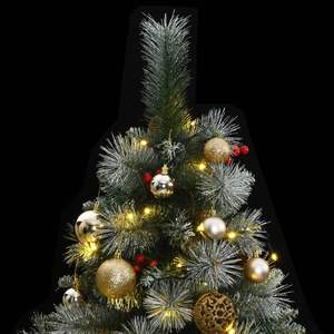 Sapin de Noël Artificiel Articulé avec 300 LED et Ensemble de Boules 94,5'' pour une Décoration Festive - Product Image 2