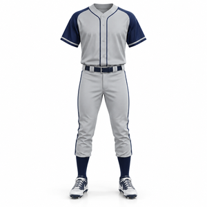 Conjuntos Deportivos Transpirables de Alta Calidad 100% Poliéster, Tallas Grandes, Servicio OEM, Venta al por Mayor de Uniformes de Béisbol, Logotipo Personalizado - Product Image 5