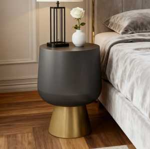 Mesa de Centro Moderna de Metal con Base Dorada, Diseño Minimalista, Muebles para Sala de Estar - Product Image 6