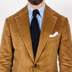 Winter New Arrival Brown Worsted Breathable Single Breasted Plus Size British Style Men's Suits <b>Blazer</b> <b>Sets</b> Groom Dinner Prom - Product Image 6