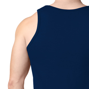<b>Mens</b> Sleeveless Tank Top <b>Gym</b> Workout Training Running Casual 100% Cotton Soft Breathable Athletic Summer Logo Front <b>Vest</b> - Product Image 4