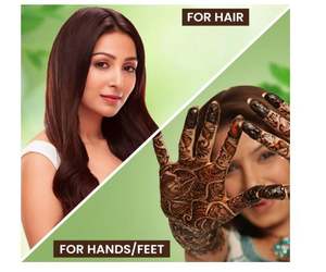 Godrej Nupur Henna en Polvo 100% Pura para Teñir el Cabello (Mehandi) |   Para Cabello, Manos y Pies (500g) - Product Image 5