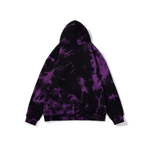 Sudaderas con Capucha Tie Dye Personalizadas para Hombre, 100% Algodón, Forro Polar Cosido, Ropa Casual Personalizada, Antiarrugas, Transpirable y Cómoda - Product Image 2