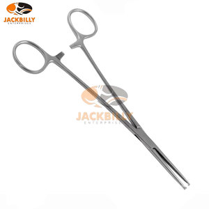 เครื่องมือผ่าตัดสแตนเลสคุณภาพสูง BENGOLEA ขนาด 20.0 ซม. คีมหนีบหลอดเลือดแบบตรง 1x2 ซี่ฟัน สำหรับจับหลอดเลือดด้วยมือ - Product Image 3