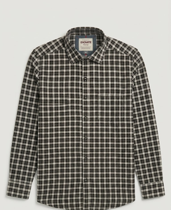 Camisa Casual de Manga Larga con Doble Botonadura y Micro Cuadros para Hombre, 100% Algodón Transpirable, Verano, ODM, Marca Enovate - Product Image 1