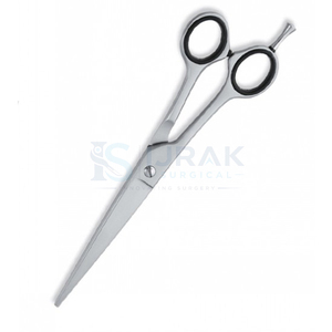 Ciseaux à cheveux professionnels en acier inoxydable, pointe acérée, pour droitiers, manche long, outils de salon - Product Image 4