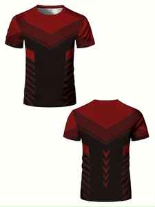 Nueva Camiseta Deportiva de Compresión Slim Fit para Hombre, para Entrenamiento de Verano, Running, con Impresión de Logotipo Personalizado - Product Image 4