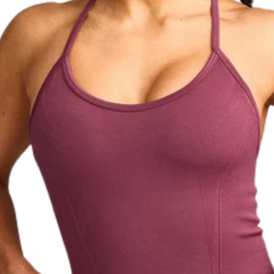 Camiseta sin mangas para mujer, informal, con cuello redondo, ligera, elástica, suave y cómoda, para verano, deportes, fitness, gimnasio, entrenamiento - Product Image 3