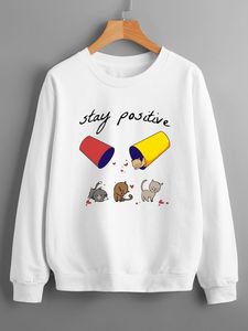 Prix d'usine Sweatshirts brodés pour femmes Logo personnalisé Prêt à l'exportation Tissu en coton éponge Vêtements décontractés de luxe - Product Image 4