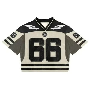 Jersey de Fútbol Americano con Impresión Digital Personalizada, Uniforme de Equipo Azul Rey, Ligero, Transpirable, de Secado Rápido, Manga Corta, Poliéster - Product Image 4