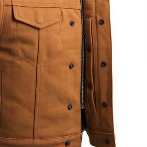 Chaleco de Motocicleta para Hombre, Premium, de Poliéster/Algodón, Cálido para Invierno, Color Marrón, Sin Mangas, con Bolsillos Dobles en el Pecho, Hecho en Pakistán, Directo de Fábrica - Product Image 4