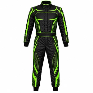 Combinaison de karting personnalisée imprimée numériquement en Cordura pour enfants et adultes – Tenue de course professionnelle une pièce pour piste - Product Image 3