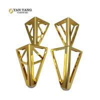 Pieds de canapé en fer YANYANG, 150 mm, pieds de meuble dorés de 6 pouces pour lit et salon