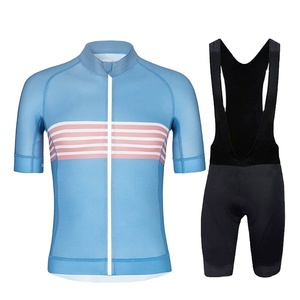 Ensemble de maillot de cyclisme pour homme, orange, manches courtes, short à bretelles noir, kit de sport respirant - Product Image 6