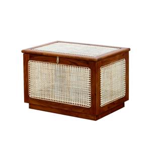 Armoire de rangement modulaire pliable en bois massif de style Pierre Jeanneret, inspirée du design du milieu du siècle, pour salon (vente en gros) - Product Image 4