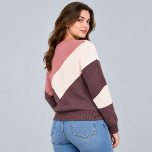 Pull pour femme de qualité supérieure avec un matériau doux et durable, coupe confortable et respirante, construction en tricot élégante, idéal pour toutes les saisons - Product Image 5