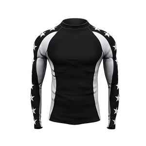 Haut de sport athlétique MMA, rashguard à manches courtes, entraînement BJJ, performance, évacuation de l'humidité, coupe extensible, t-shirt de combat flexible - Product Image 6