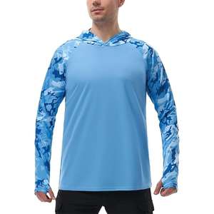 Haut de pêche d'été 2026 imprimé à manches longues avec passants pour pouces, respirant, en polyester, protection UV UPF 50, pour homme (OEM/ODM) - Product Image 5