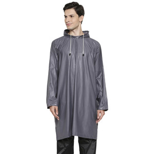 Veste de pluie pour homme avec capuche, imperméable, légère, active, longue, prix de gros - Product Image 3