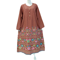 Abaya musulmane pour femmes, longue, à manches longues, en rayonne, confortable à porter, robe de prière musulmane.