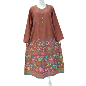 Abaya musulmane pour femmes, longue, à manches longues, en rayonne, confortable à porter, robe de prière musulmane. - Product Image 5