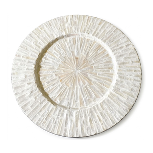 Timeless Elegance MOP Shell Placemat Round Charger Plate for Heirloom Quality Tableware and Luxury Living - Product Image 2