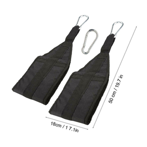 Ab <b>Straps</b> Cotton Eco-Friendly Lightweight <b>Adjustable</b> Heavy Duty Durable Weightlifting Gym Workouts Customizable High Quality - Product Image 2